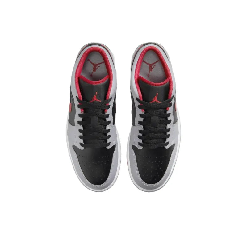 Jordan 1 Low Black Light Smoke Grey Gym Red