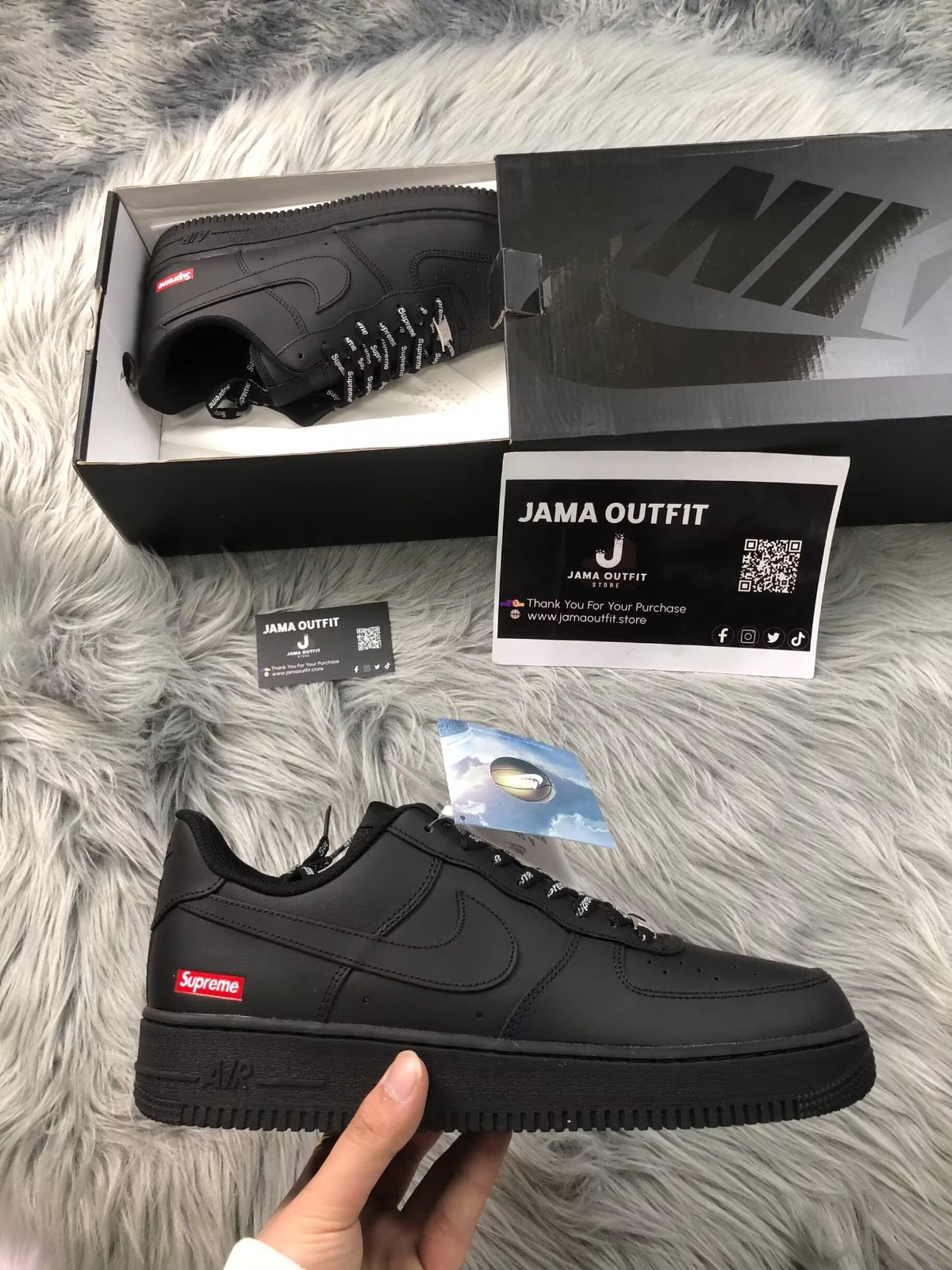 Nike Air Force 1 Low Black Supreme