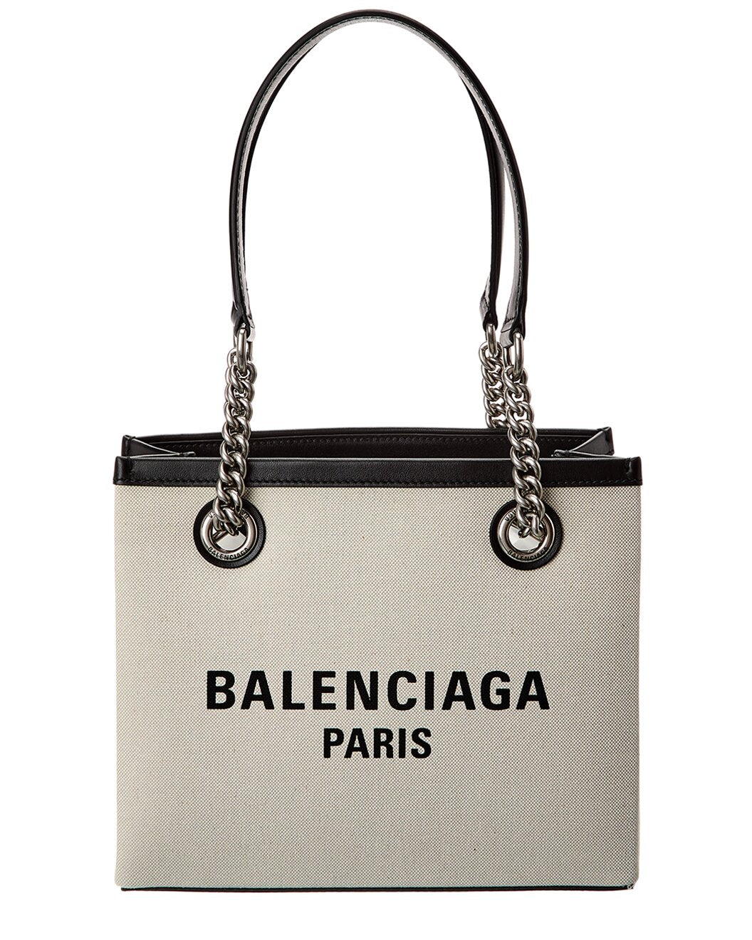 Balenciaga Duty Free Canvas & Leather Tote