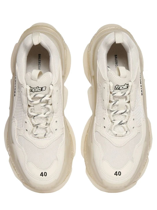 Balenciaga 60mm Triple S clear sole sneakers