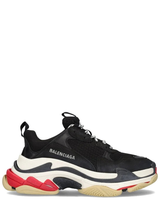 Balenciaga 60mm Triple S leather & mesh sneakers