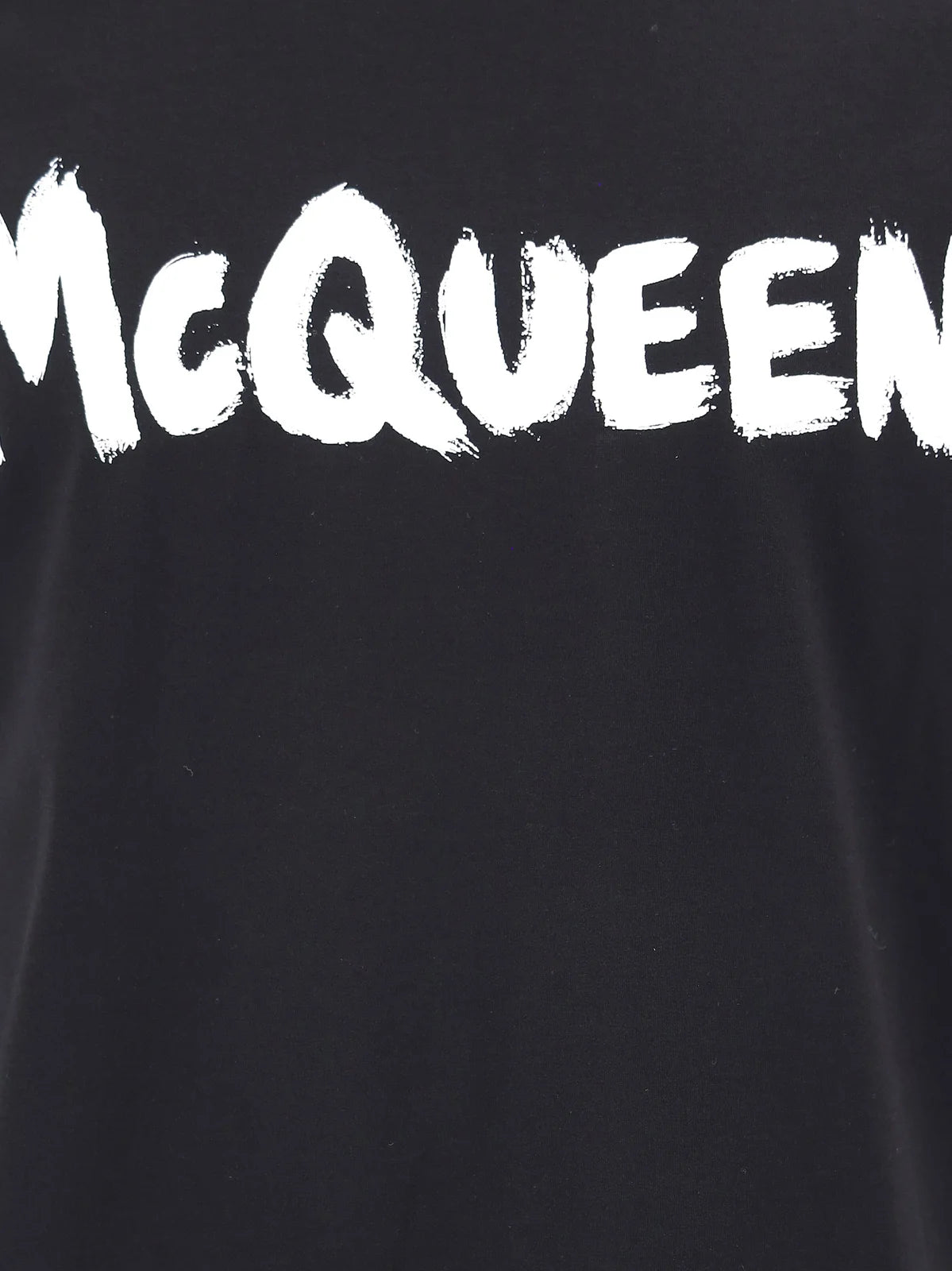 Alexander McQueen Alexander McQueen Logo Printed Crewneck T-Shirt