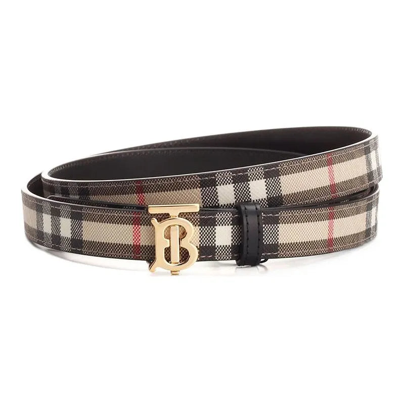 Burberry Unisex Leather Belt