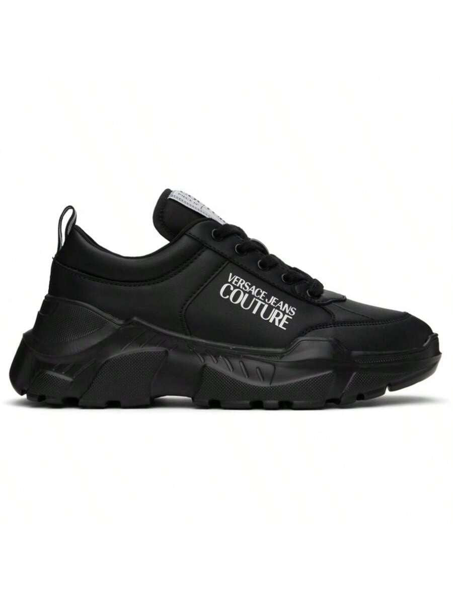 Versace Jeans Couture | Black Speedtrack Sneakers