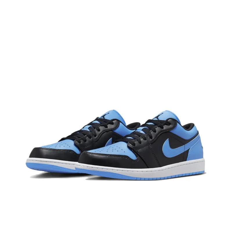 Jordan 1 Low Black University Green / Black University Bleu