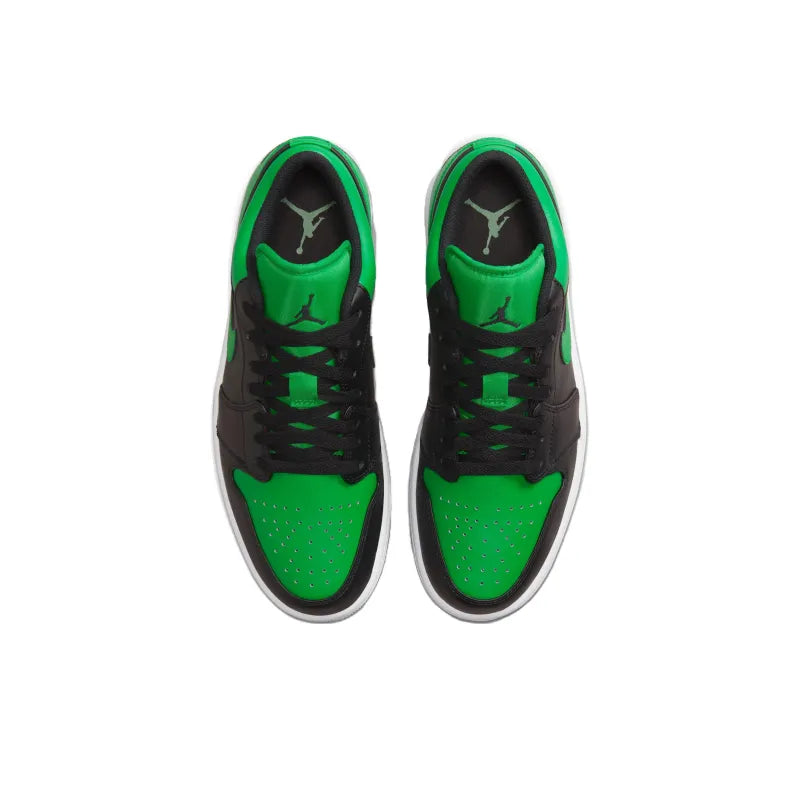 Jordan 1 Low Black University Green / Black University Bleu