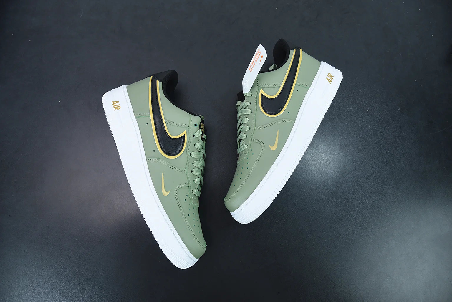 Air Force 1 Low '07 LV8 Double Swoosh Olive Gold Black