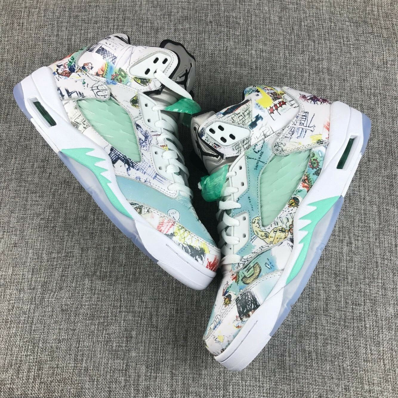 Nike Air Jordan 5 Retro White Multi Color AV2405-900