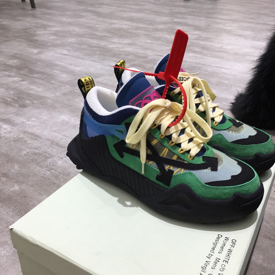 Off-white odsy Green/Black/Bleu