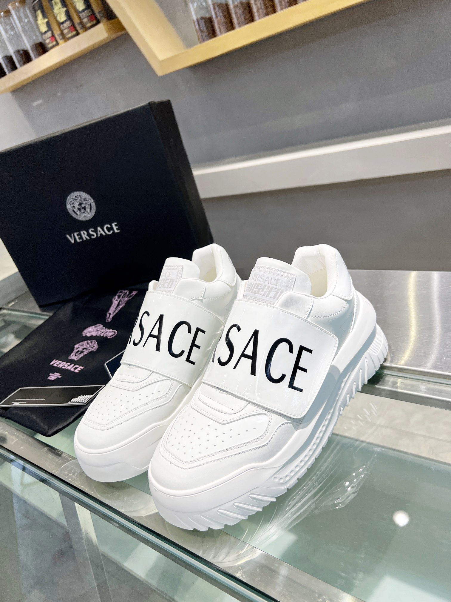 Versace lightweight shock-absorbing outsole