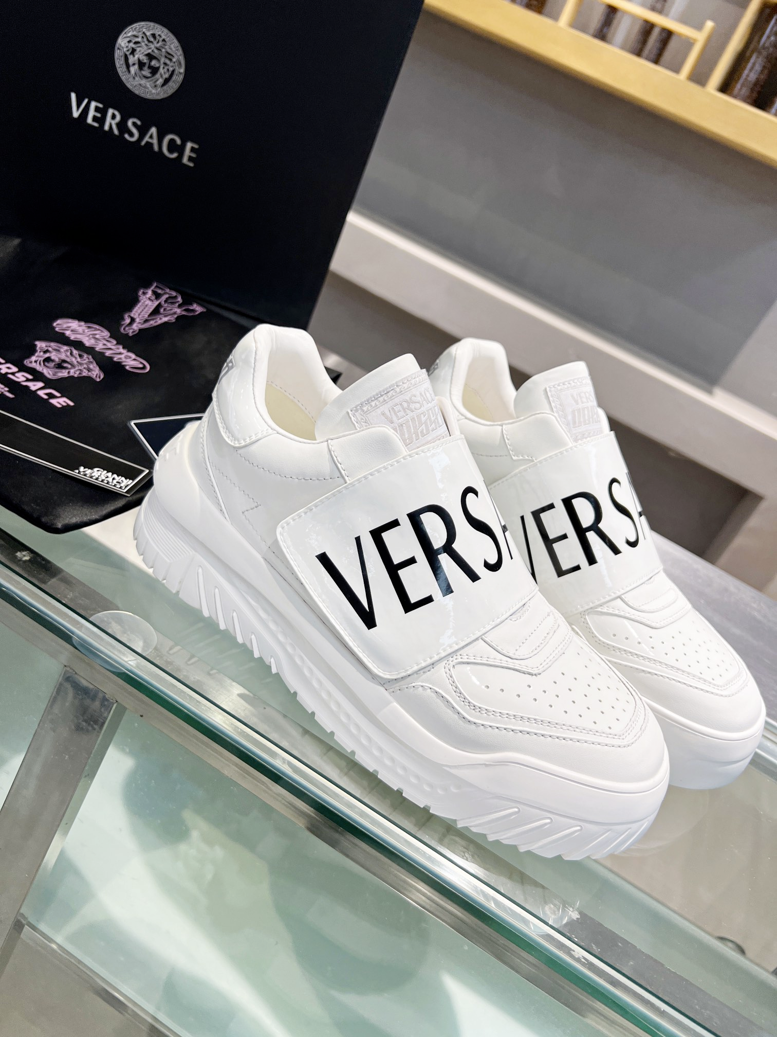 Versace lightweight shock-absorbing outsole