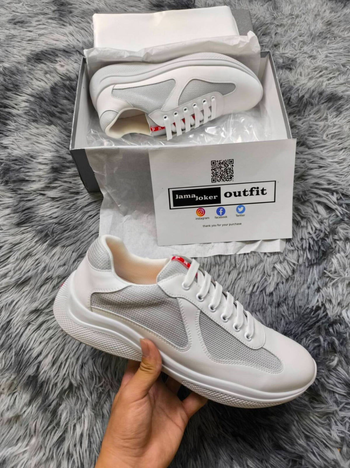 PRADA Soft Calf Sneakers