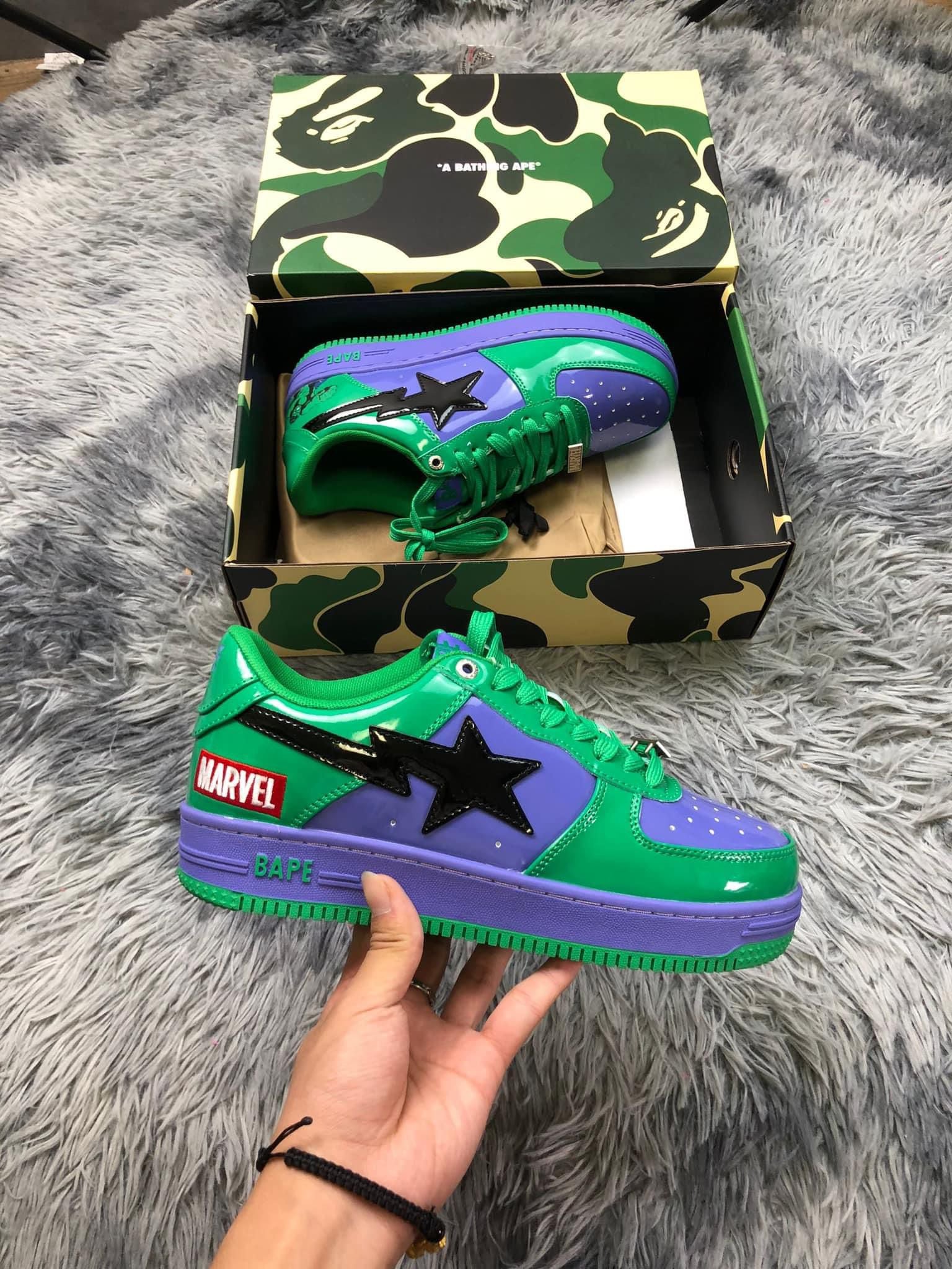 Bape Marvel x Bapesta 'Hulk