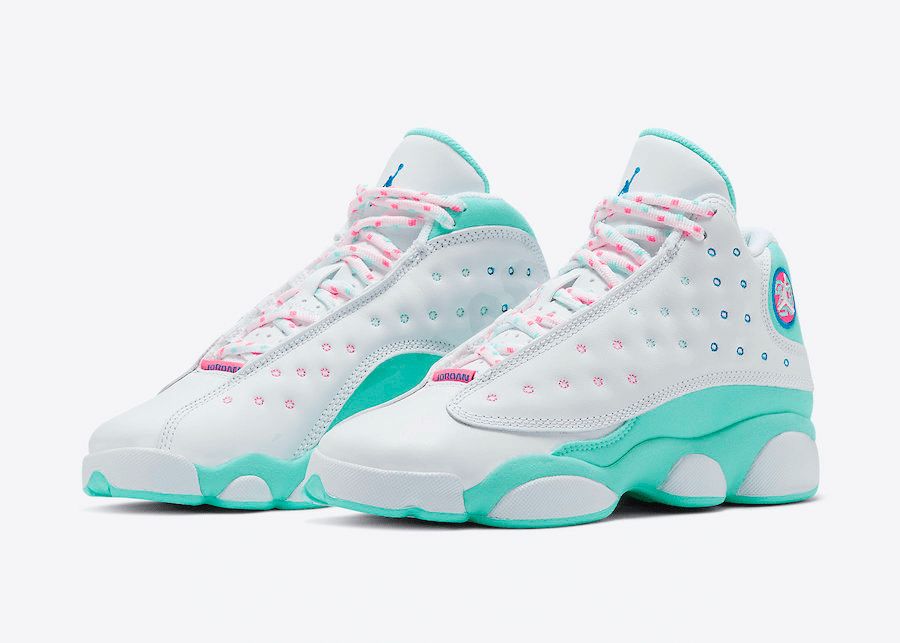 AIR JORDAN 13 AURORA GREEN WOMENS