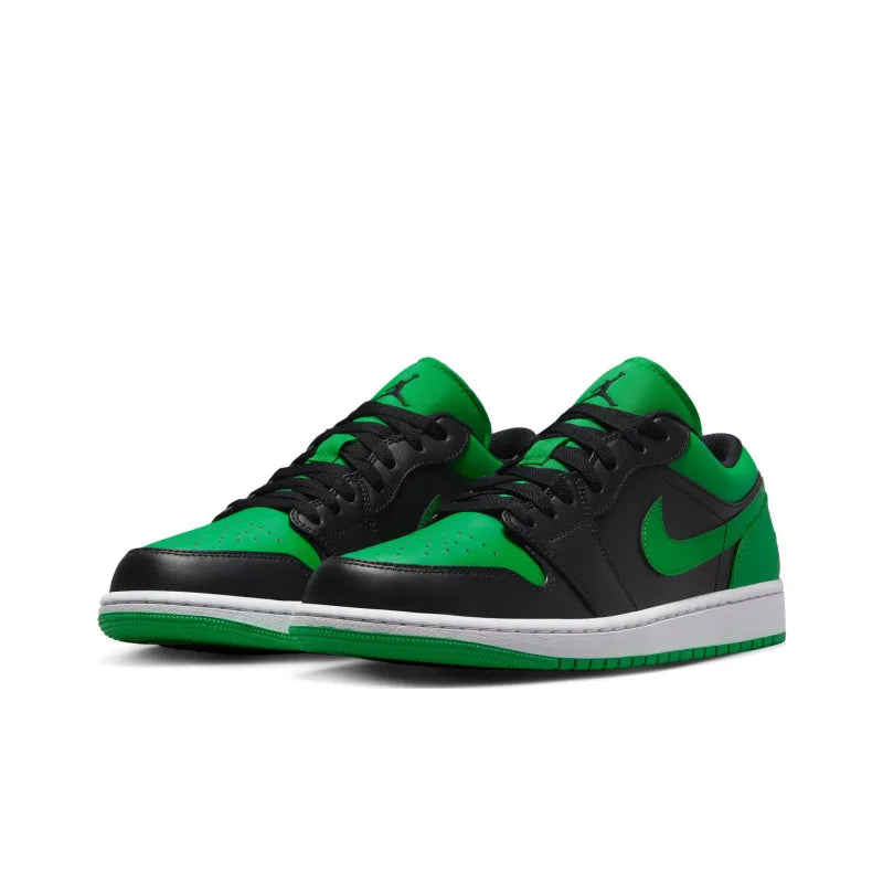 Jordan 1 Low Black University Green / Black University Bleu