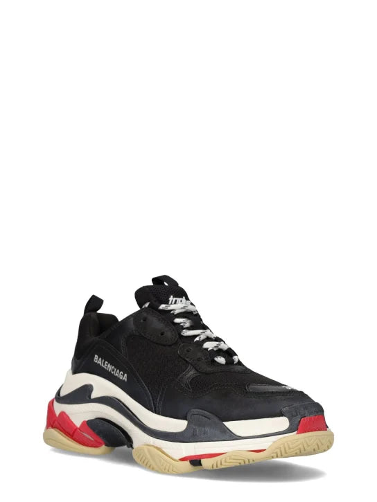 Balenciaga 60mm Triple S leather & mesh sneakers