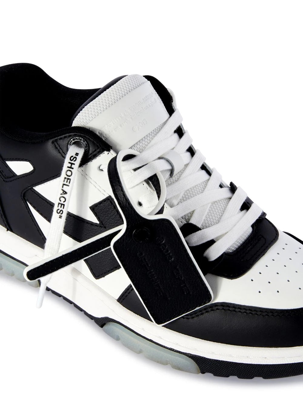 OFF-WHITE SNEAKERS white/black out of office