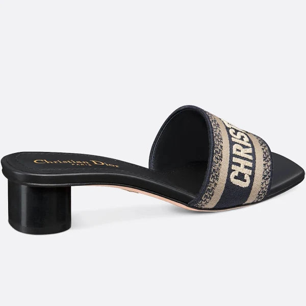 Sandalias de tacón con bordados Dway de Dior para mujer