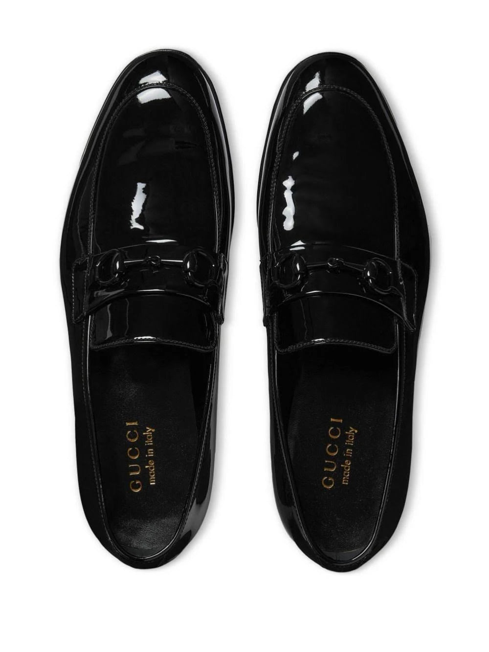 Gucci Ed Patent Leather Sneakers Black