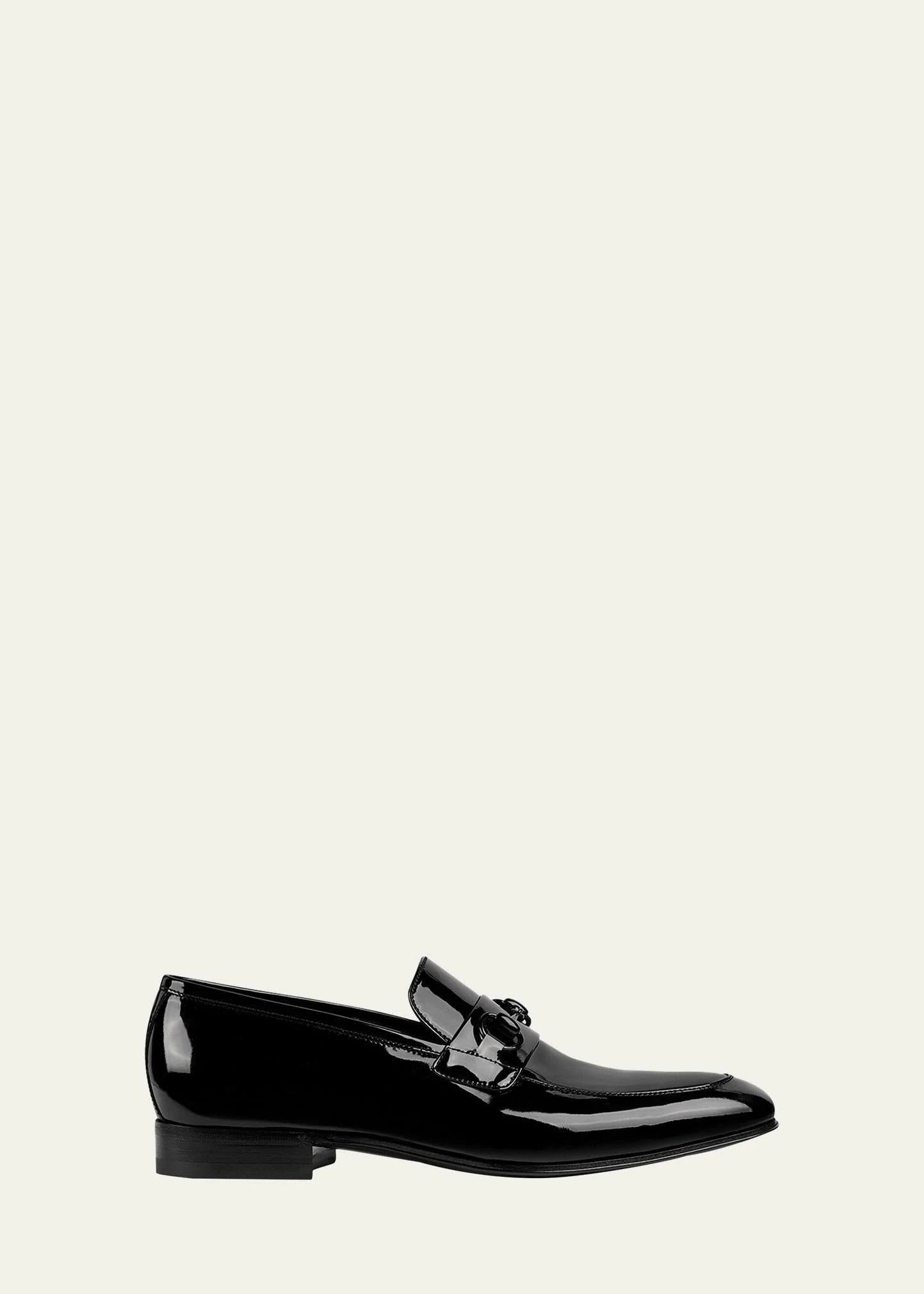 Gucci Ed Patent Leather Sneakers Black