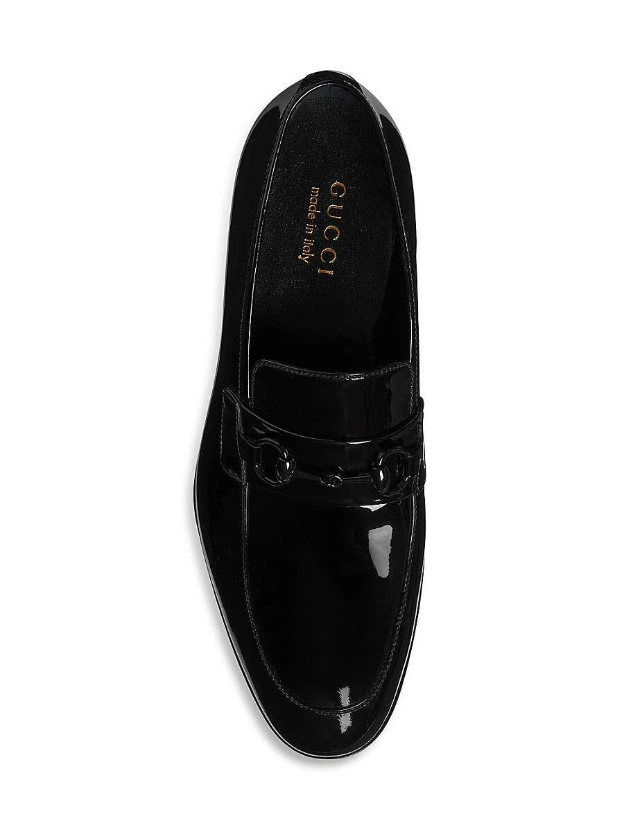 Gucci Ed Patent Leather Sneakers Black