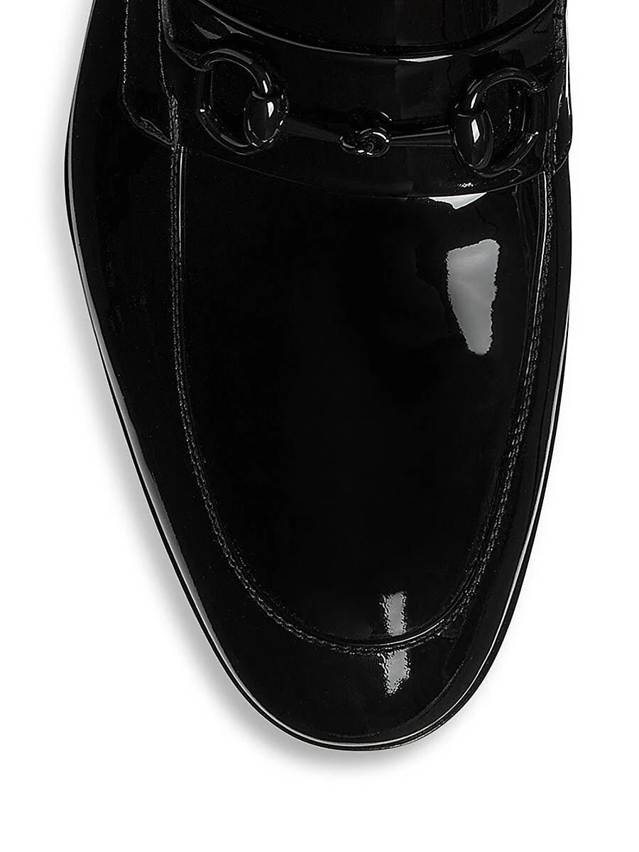 Gucci Ed Patent Leather Sneakers Black