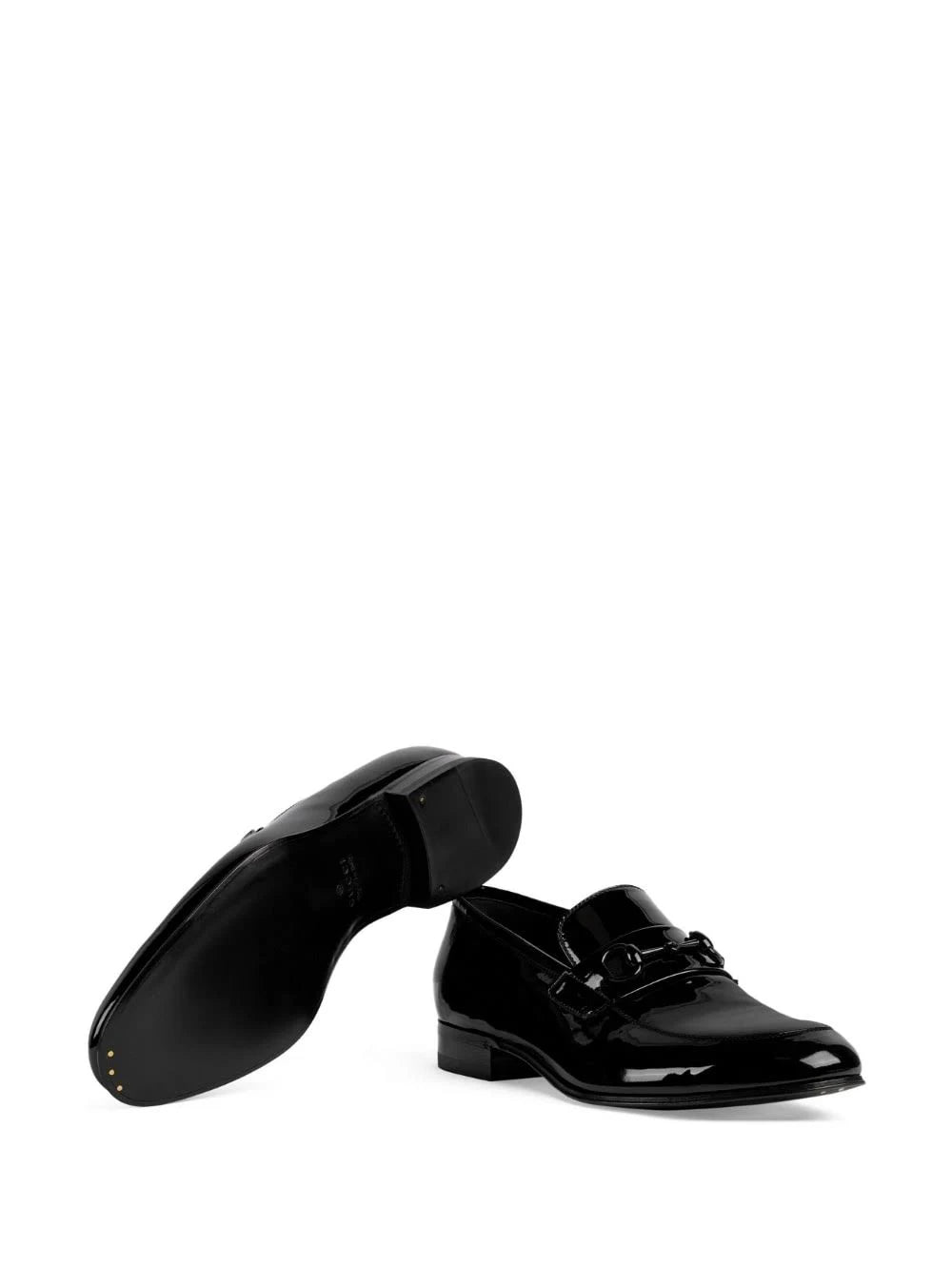 Gucci Ed Patent Leather Sneakers Black