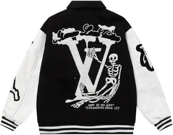 Louis Vuitton Skeleton Varsity Jacket